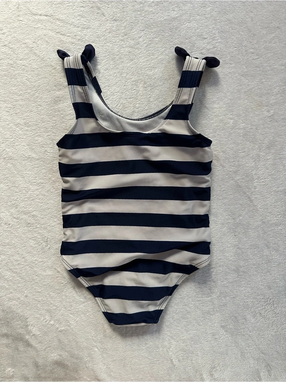 Cat & Jack Striped One Piece Swimsuit in Navy White Toddler Girls Size 4T